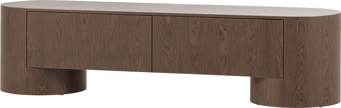 WOOOD Velari tv meubel hout fineer bruin Bruin Tv-meubel|Tv-dressoir