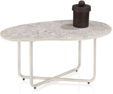 Xooon Rota bijzettafel 71,5 x 40 cm - keramiek terrazzo Bijzettafel