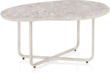 Xooon Rota bijzettafel 71,5 x 40 cm - keramiek terrazzo Bijzettafel