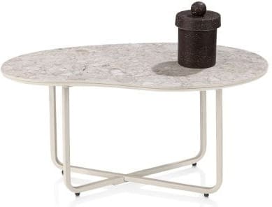 Xooon Rota bijzettafel 71,5 x 40 cm - keramiek terrazzo Bijzettafel