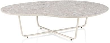 Xooon Rota salontafel 115 x 60 cm - keramiek terrazzo Bijzettafel