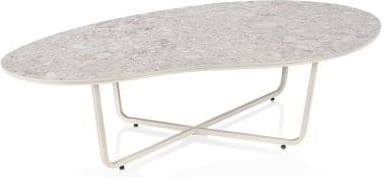 Xooon Rota salontafel 115 x 60 cm - keramiek terrazzo Bijzettafel