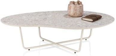 Xooon Rota salontafel 115 x 60 cm - keramiek terrazzo Bijzettafel