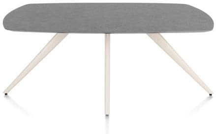 Xooon Saluti eetkamertafel ovaal 180 x 105 cm. - 4-pootjes - crème - antraciet Antraciet Eettafel