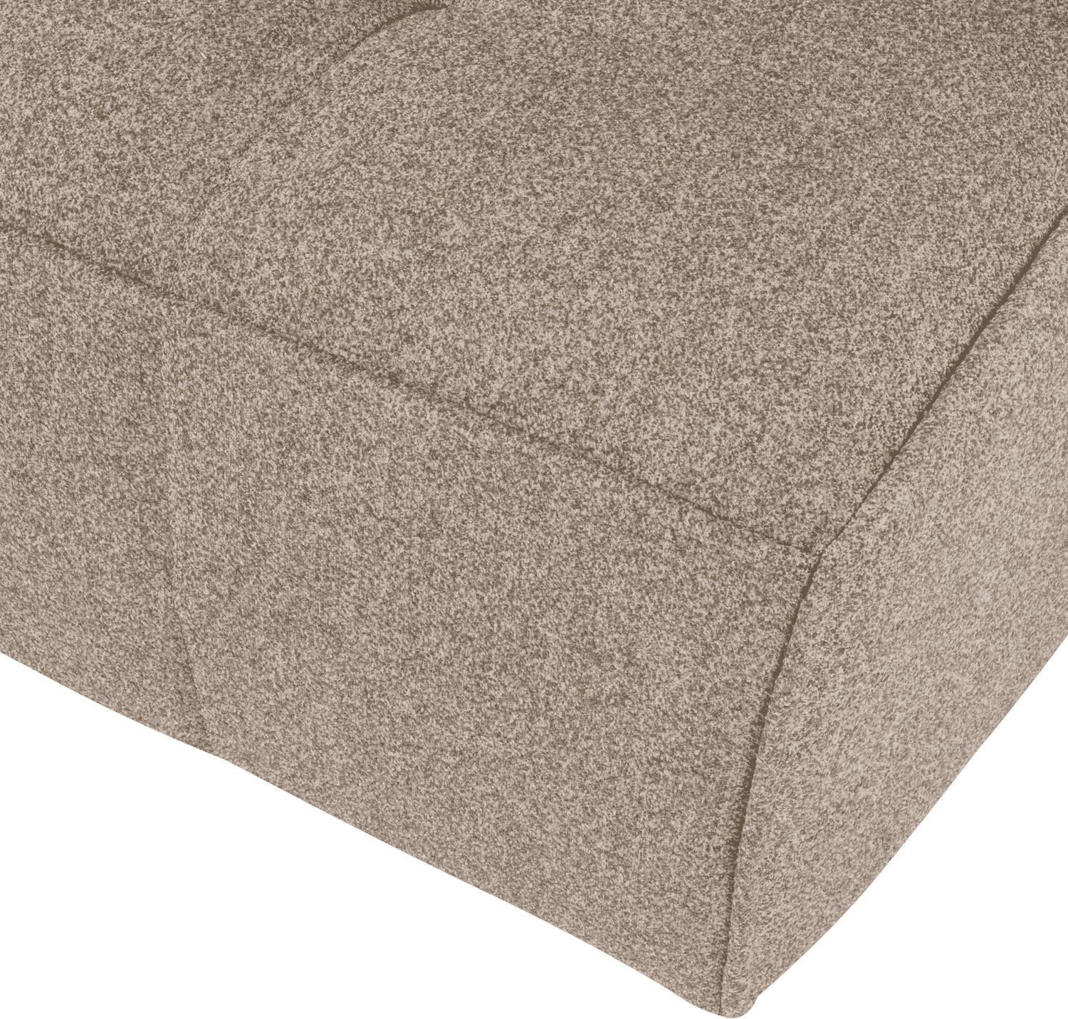 vtwonen Cluster 3-zitsbank boucle khaki bruin Beige|Taupe 3-zitsbank