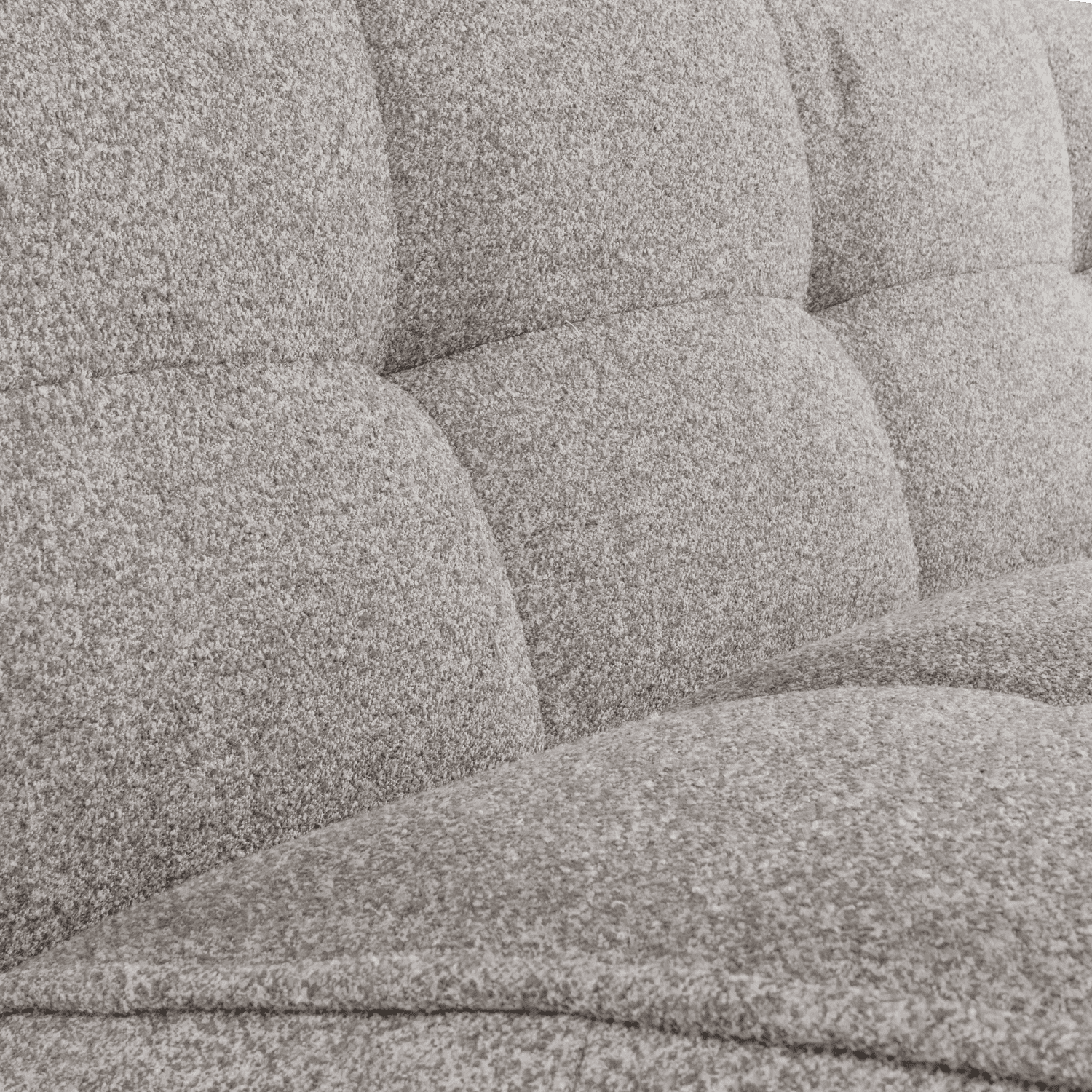 vtwonen Cluster 3-zitsbank boucle warm grijs Warm grijs 3-zitsbank