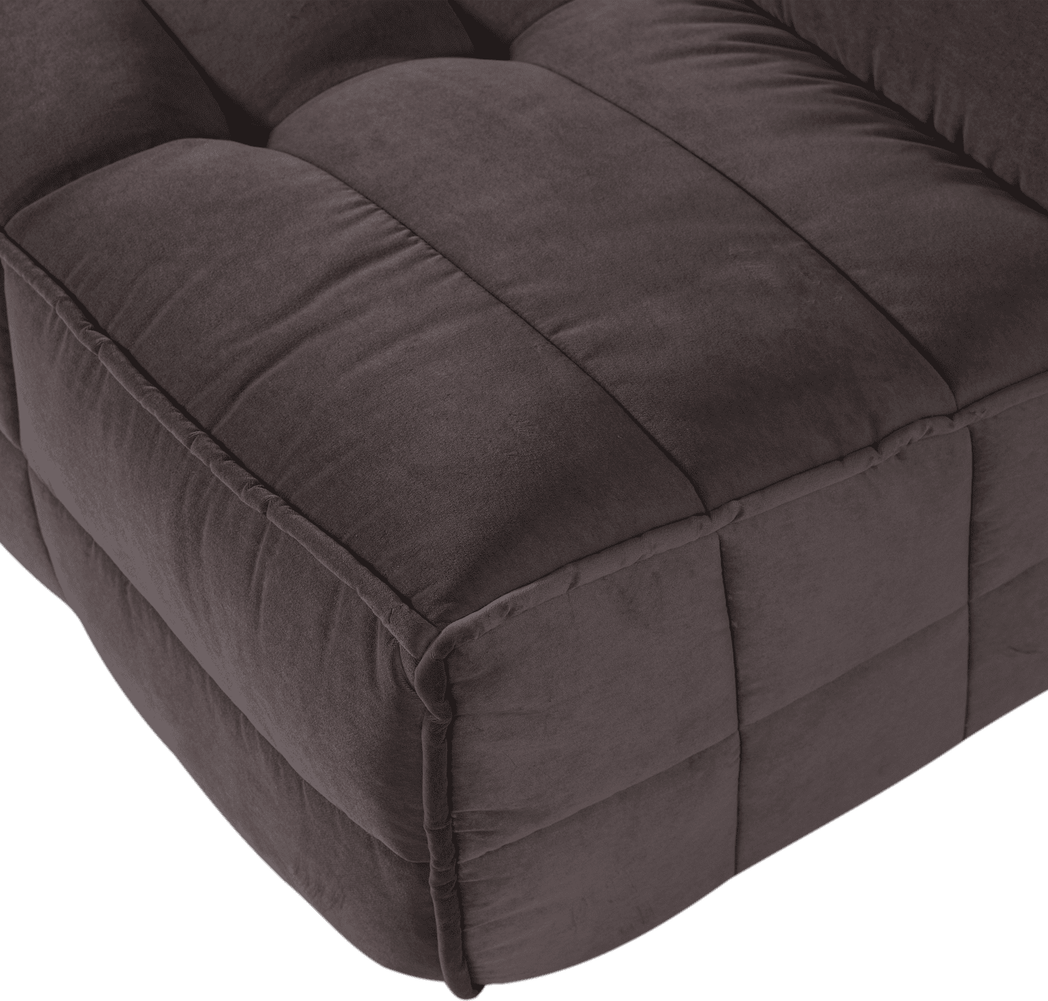 vtwonen Cluster 3-zitsbank velvet chocolade bruin Chocoladebruin 3-zitsbank