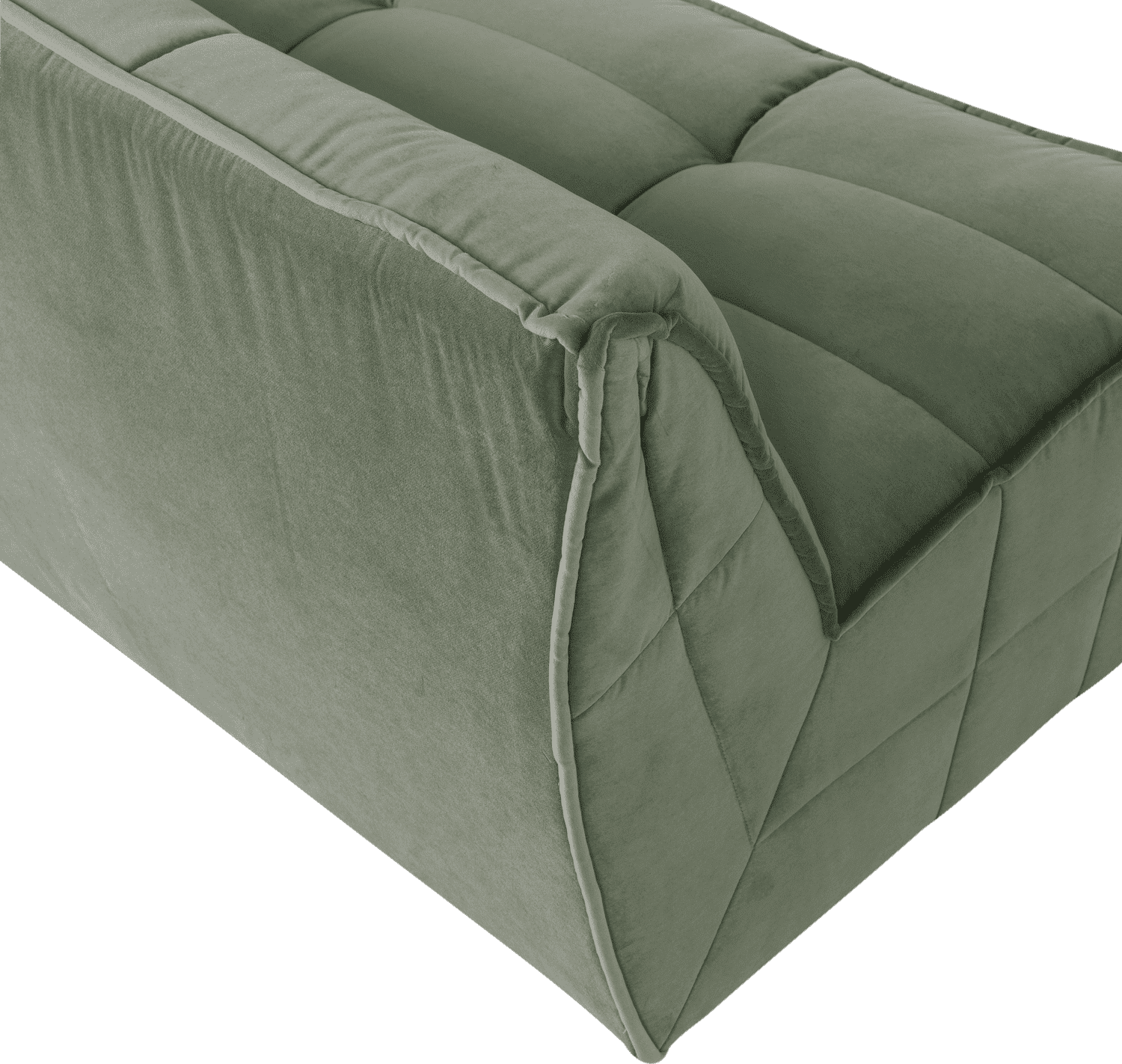 vtwonen Cluster 3-zitsbank velvet pistache groen Pistache groen 3-zitsbank