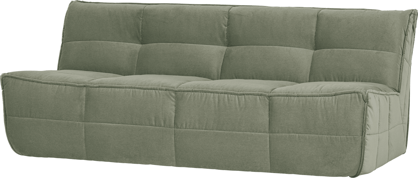 vtwonen Cluster 3-zitsbank velvet pistache groen Pistache groen 3-zitsbank