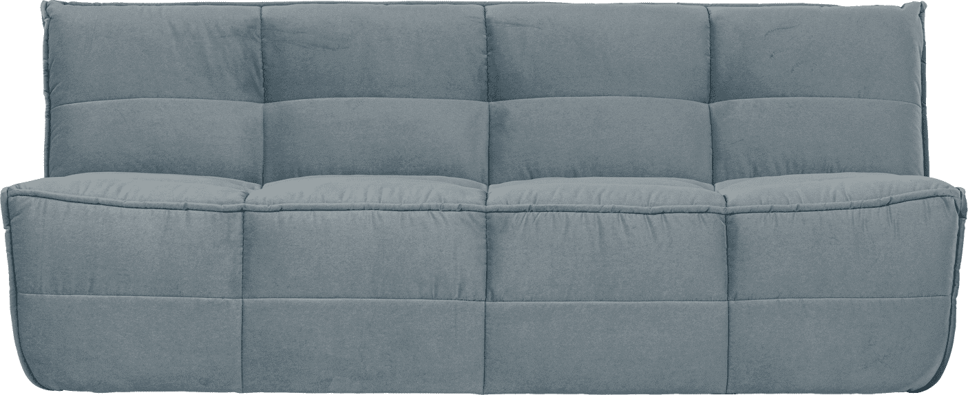 vtwonen Cluster 3-zitsbank velvet turquoise blauw Turquoise blauw 3-zitsbank