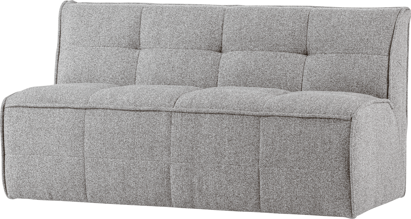 vtwonen Cluster eetbankje met rugleuning boucle warm grijs Warm grijs Eetkamerbank