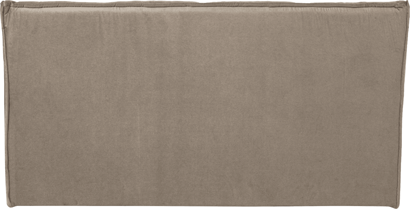 vtwonen Cluster eetbankje met rugleuning velvet warm taupe Taupe Eetkamerbank