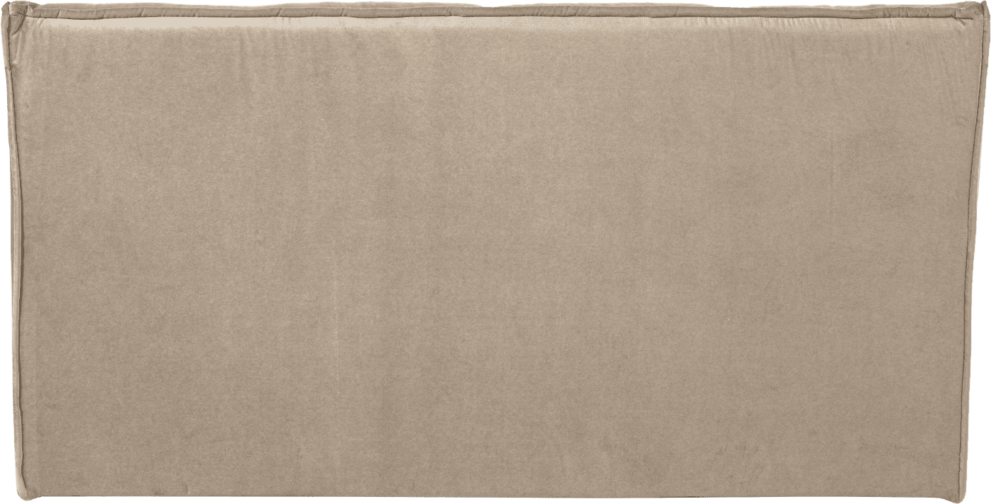 vtwonen Cluster eetbankje met rugleuning velvet zacht beige Beige Eetkamerbank