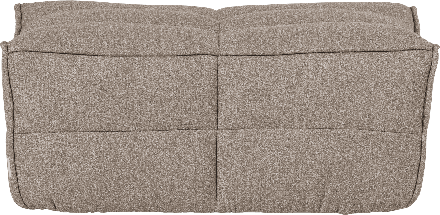 vtwonen Cluster hocker boucle khaki bruin Beige|Taupe Hocker