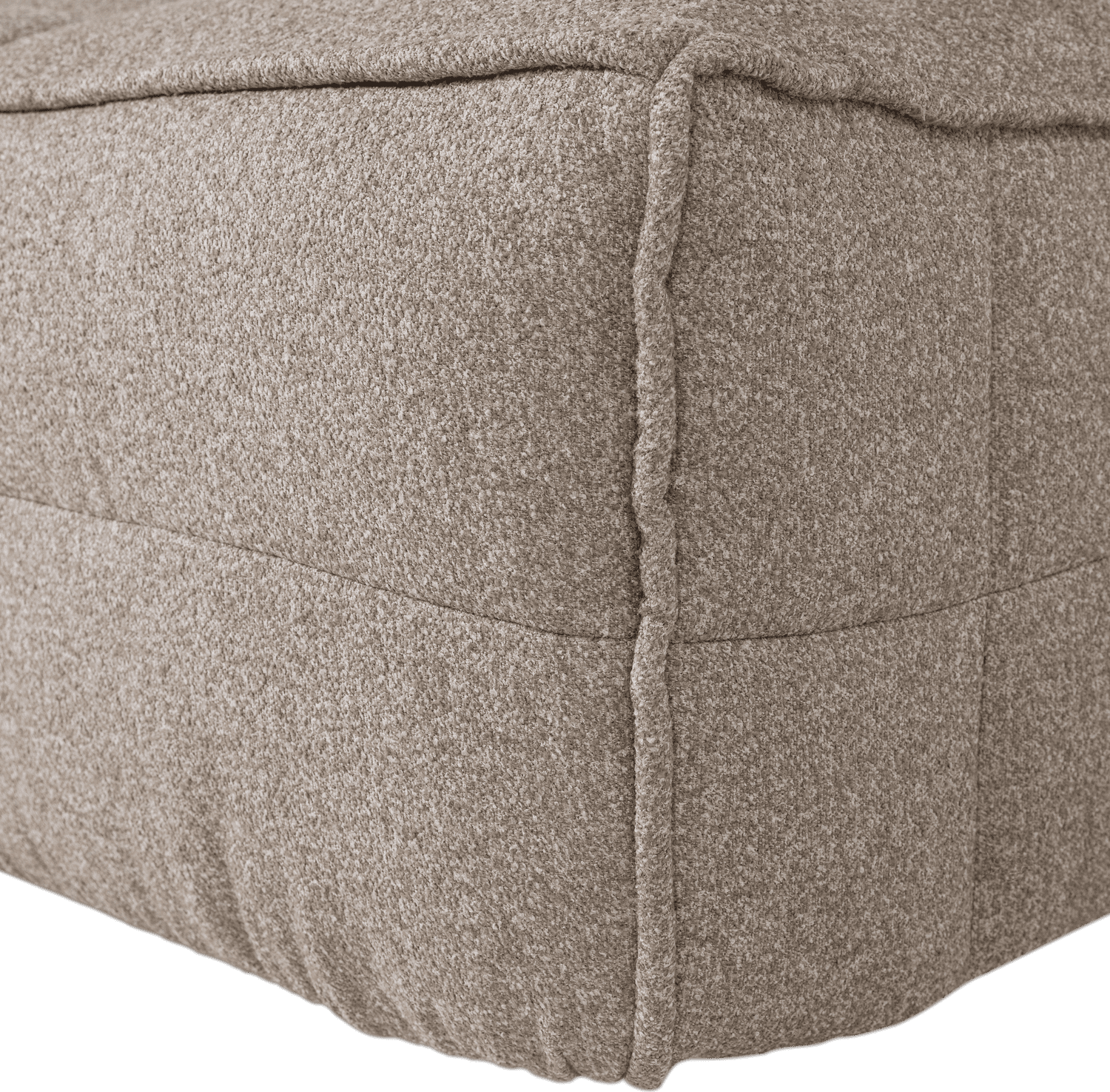 vtwonen Cluster hocker boucle khaki bruin Beige|Taupe Hocker