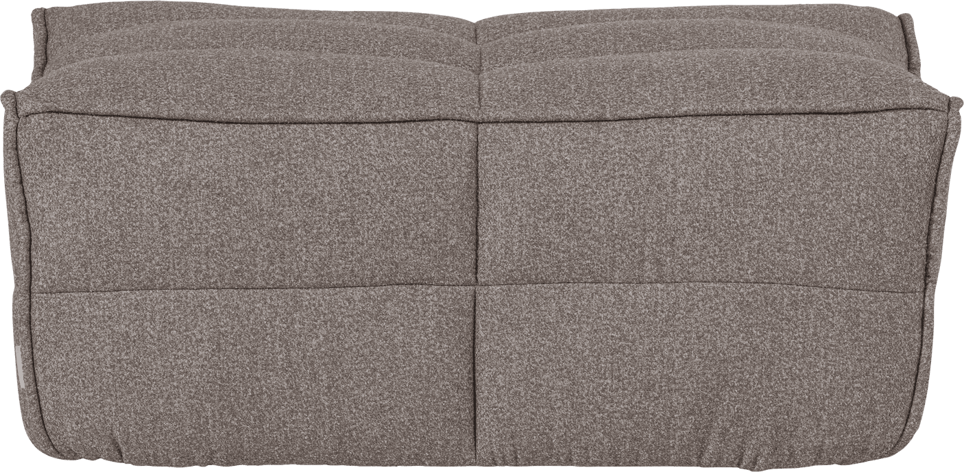 vtwonen Cluster hocker boucle middenbruin Middenbruin Hocker