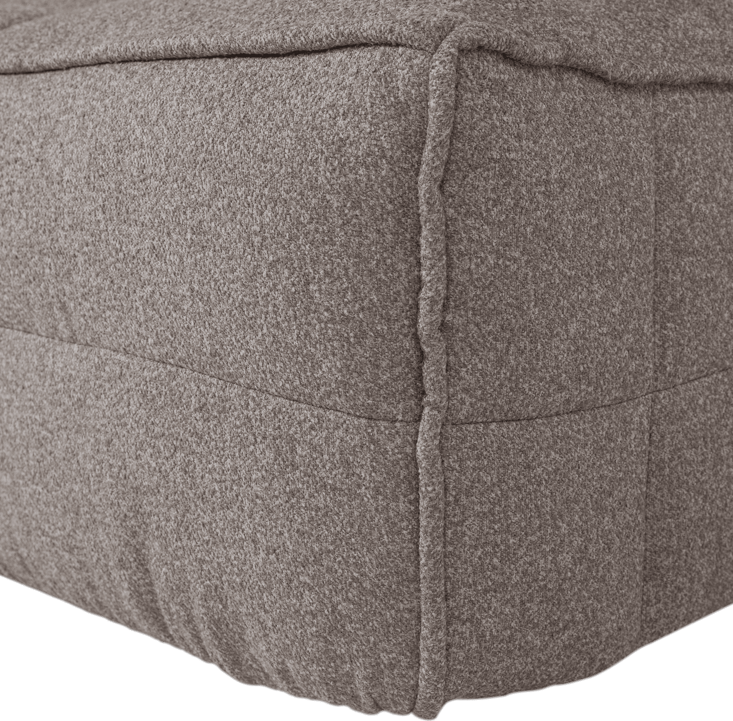 vtwonen Cluster hocker boucle middenbruin Middenbruin Hocker