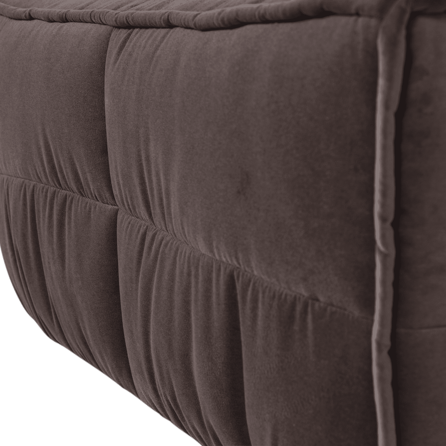 vtwonen Cluster hocker velvet chocolade bruin Chocoladebruin Hocker
