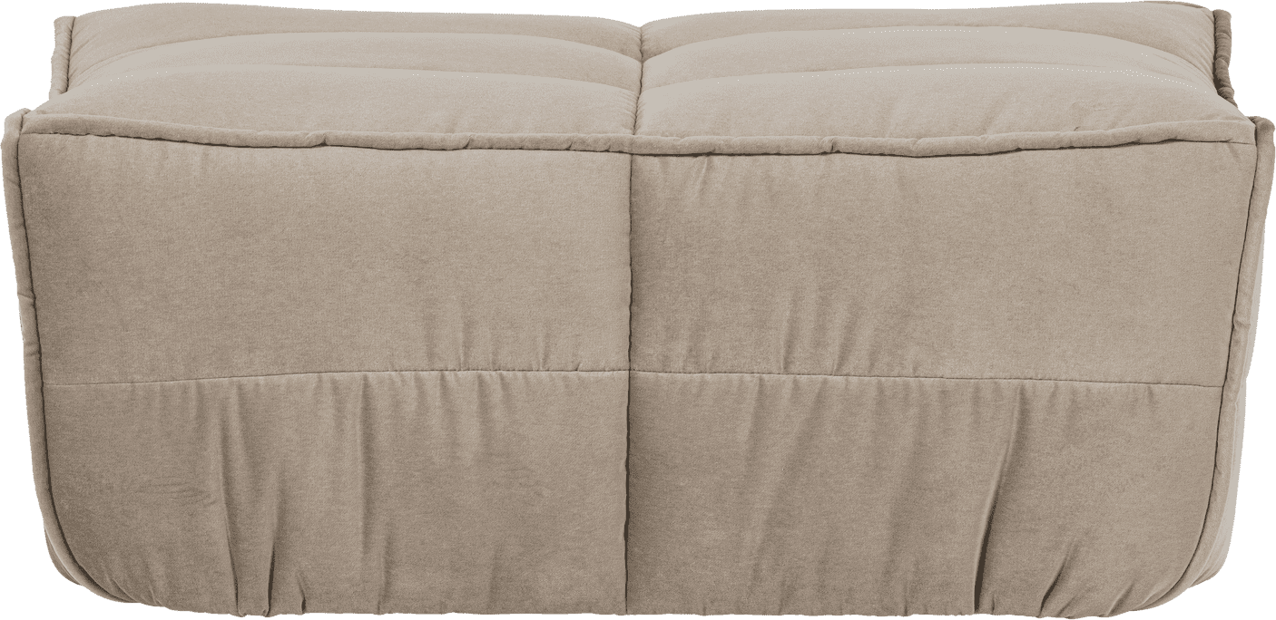 vtwonen Cluster hocker velvet chocolade warm taupe Taupe Hocker