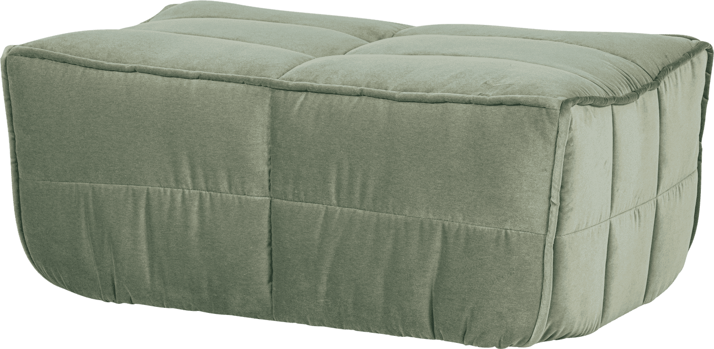 vtwonen Cluster hocker velvet pistache groen Pistache groen Hocker