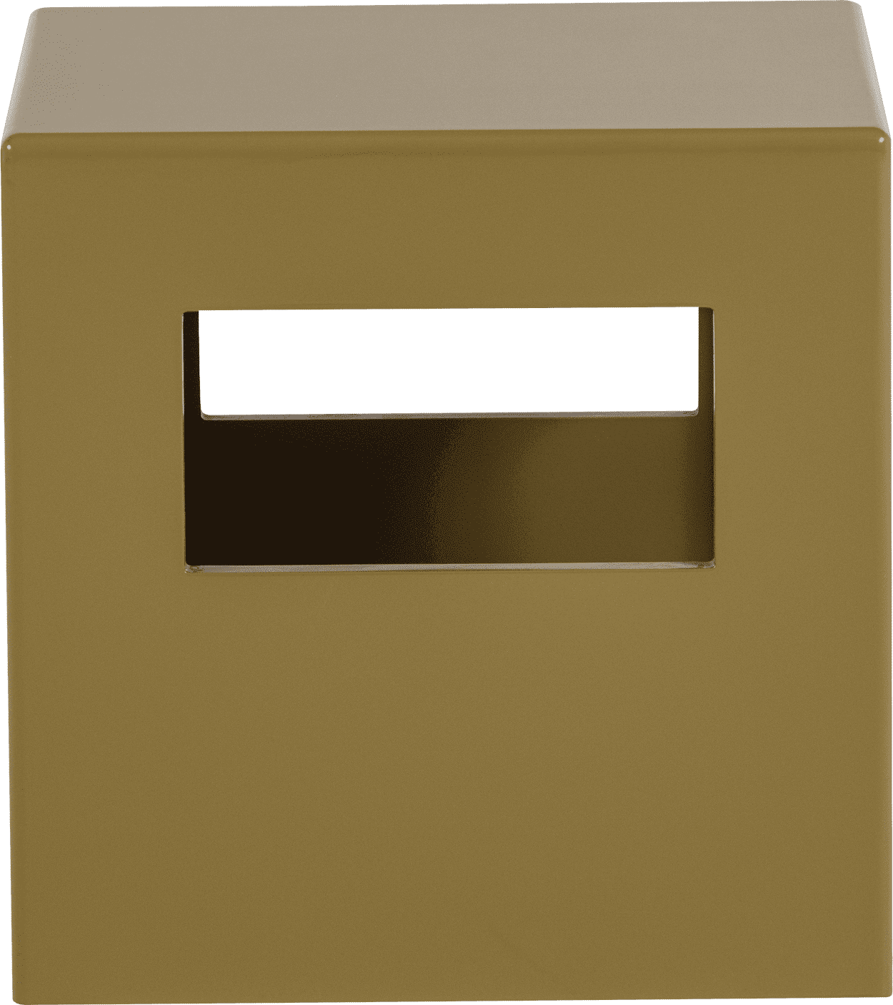 vtwonen Modern bijzettafel mdf hout hoogglans honinggeel Honinggeel Bijzettafel