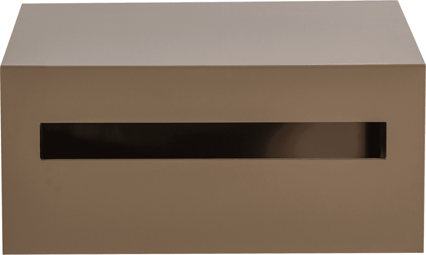 vtwonen Modern salontafel mdf hout hoogglans zand Bruin|Beige Salontafel
