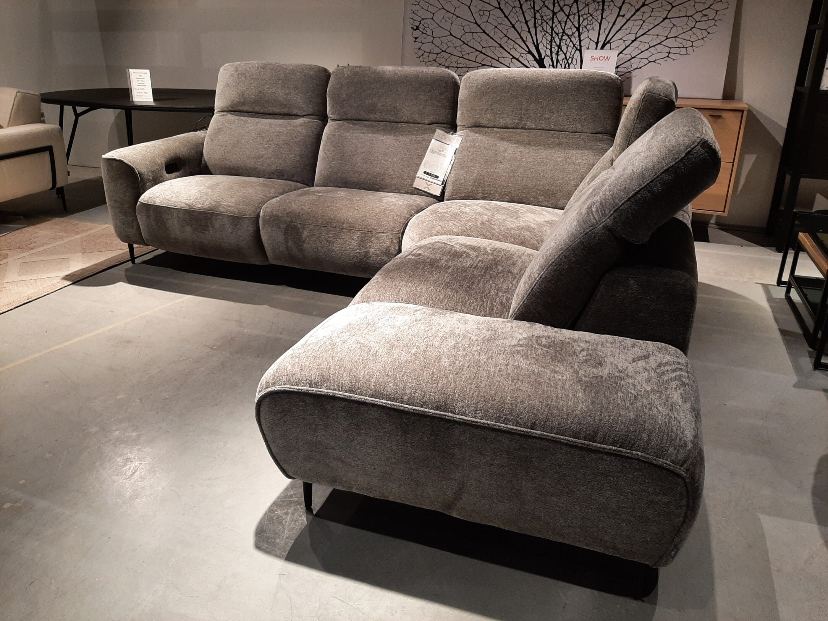 Hoekbank Nazare - relaxfunctie **SHOWROOMMODEL** - Afbeelding 2