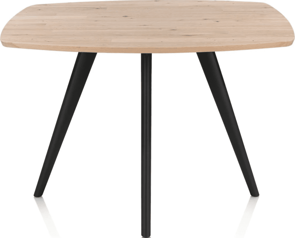 Arvada bartafel 160x100 cm ovaal - zwart