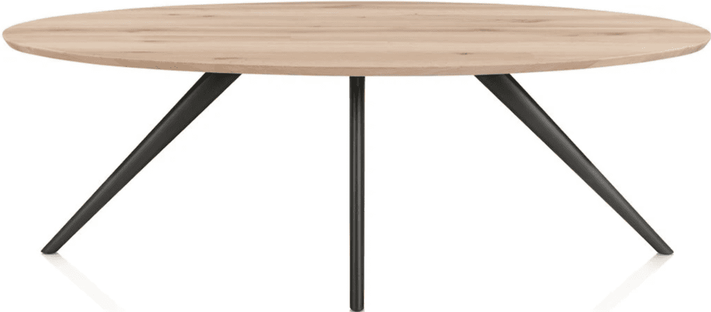 Arvada eetkamertafel 220x110 cm ellips