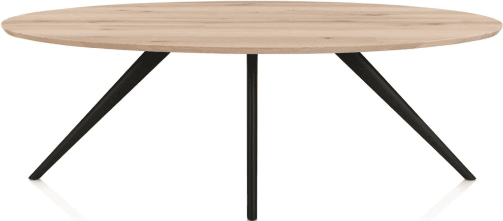 Arvada eetkamertafel 220x110 cm ellips