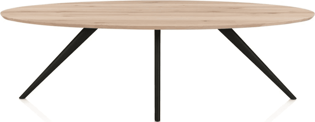 Arvada eetkamertafel 250x110 cm ellips