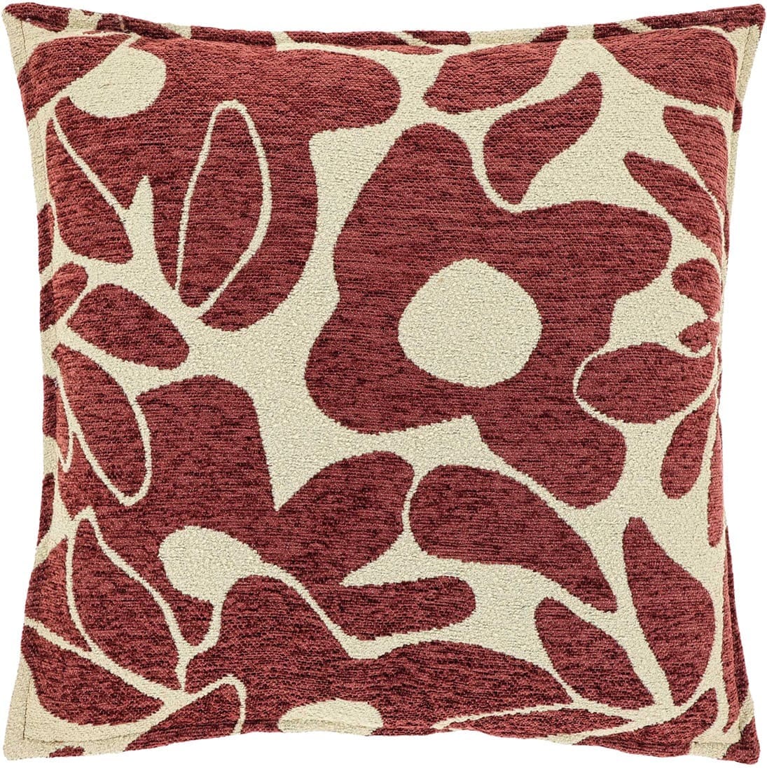 Feelings Wonen meubelen Lies sierkussen marsala 45x45 Rood|Bruin Sierkussen