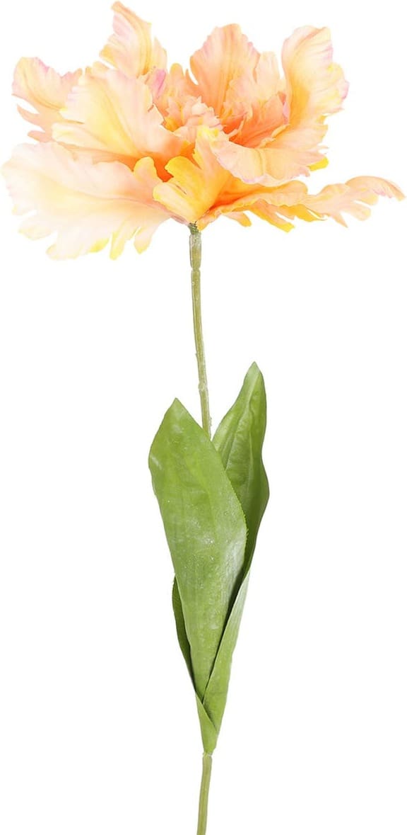 Feelings Wonen meubelen Tulp parrot karin kunstbloem geel/zalm Geel|Roze Kunstbloem