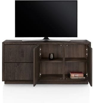 Henders & Hazel Gijon tv-dressoir 150 cm - 2-deuren + 2-laden met plint Bruin Dressoir