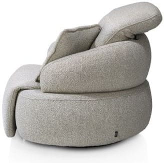 Henders & Hazel Hollywood homecinema draaifauteuil stof cloudy,met relaxsysteem verstelbare rug - olijf Groen Fauteuil