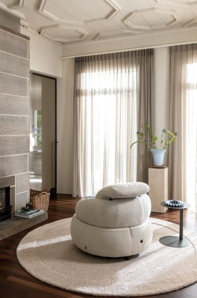 Henders & Hazel Hollywood homecinema draaifauteuil stof cloudy,met relaxsysteem verstelbare rug - olijf Groen Fauteuil