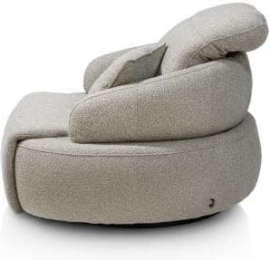 Henders & Hazel Hollywood homecinema draaifauteuil xl stof cloudy,met relaxsysteem verstelbare rug incl. acc Groen Fauteuil
