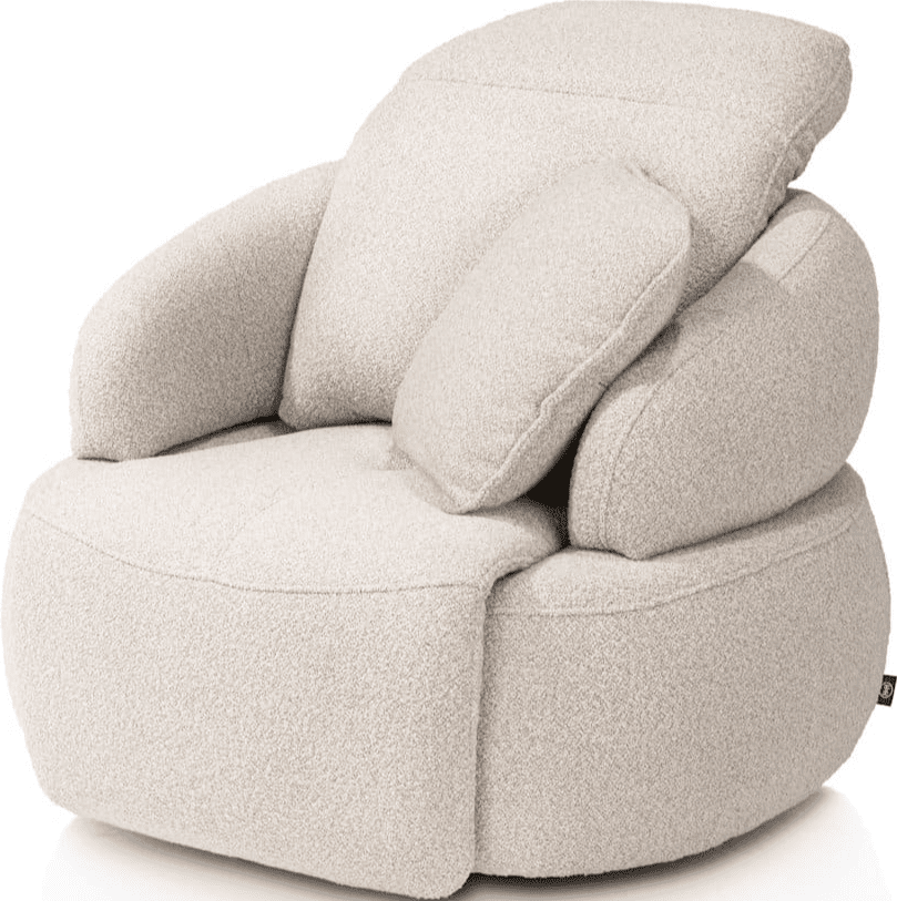 Hollywood draaifauteuil - relaxsysteem - beige