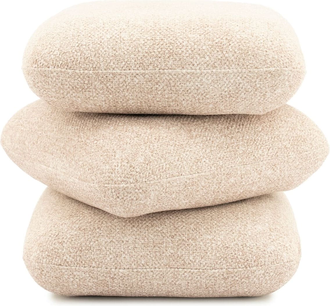 INHOUSE Poef Pillowscape beige Beige Poef