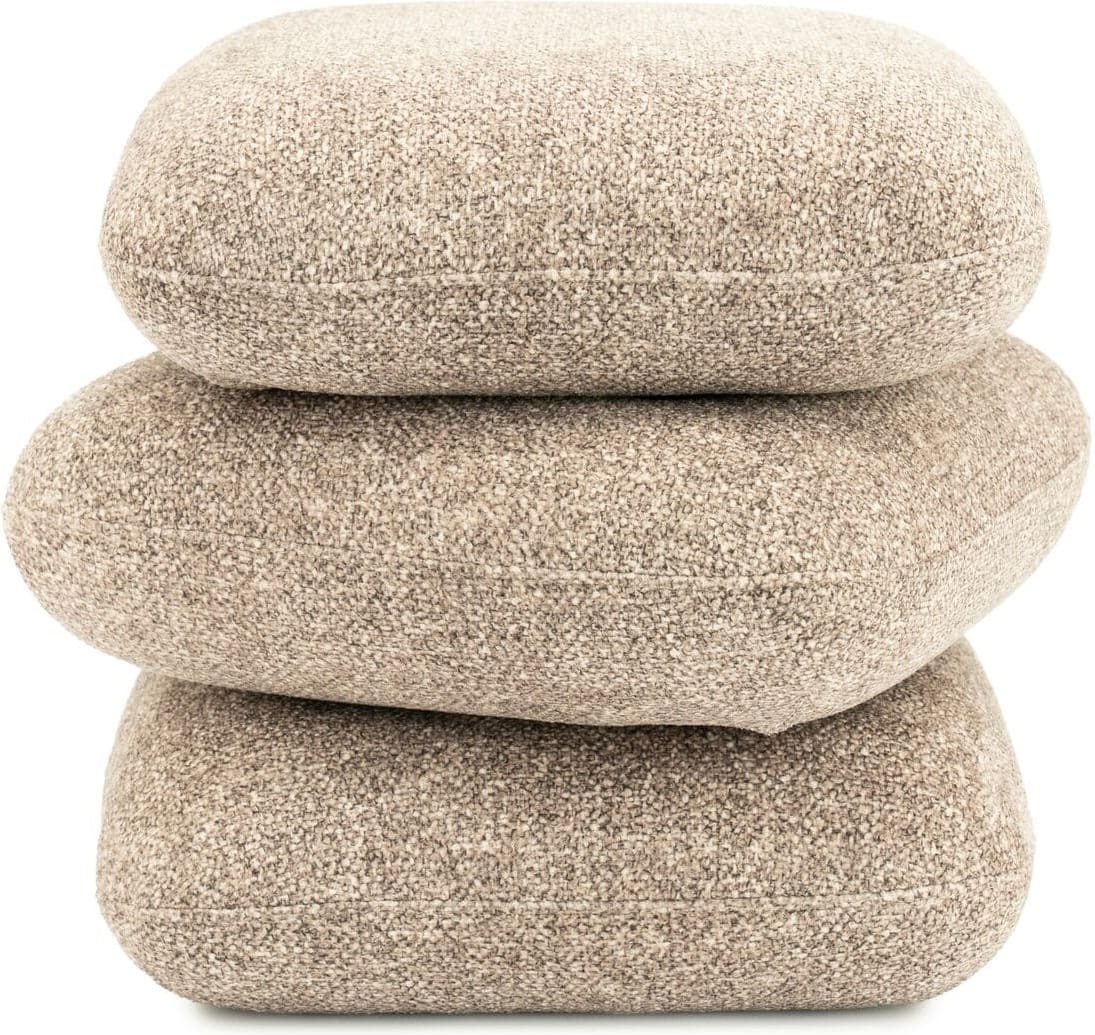 INHOUSE Poef Pillowscape taupe Taupe Poef