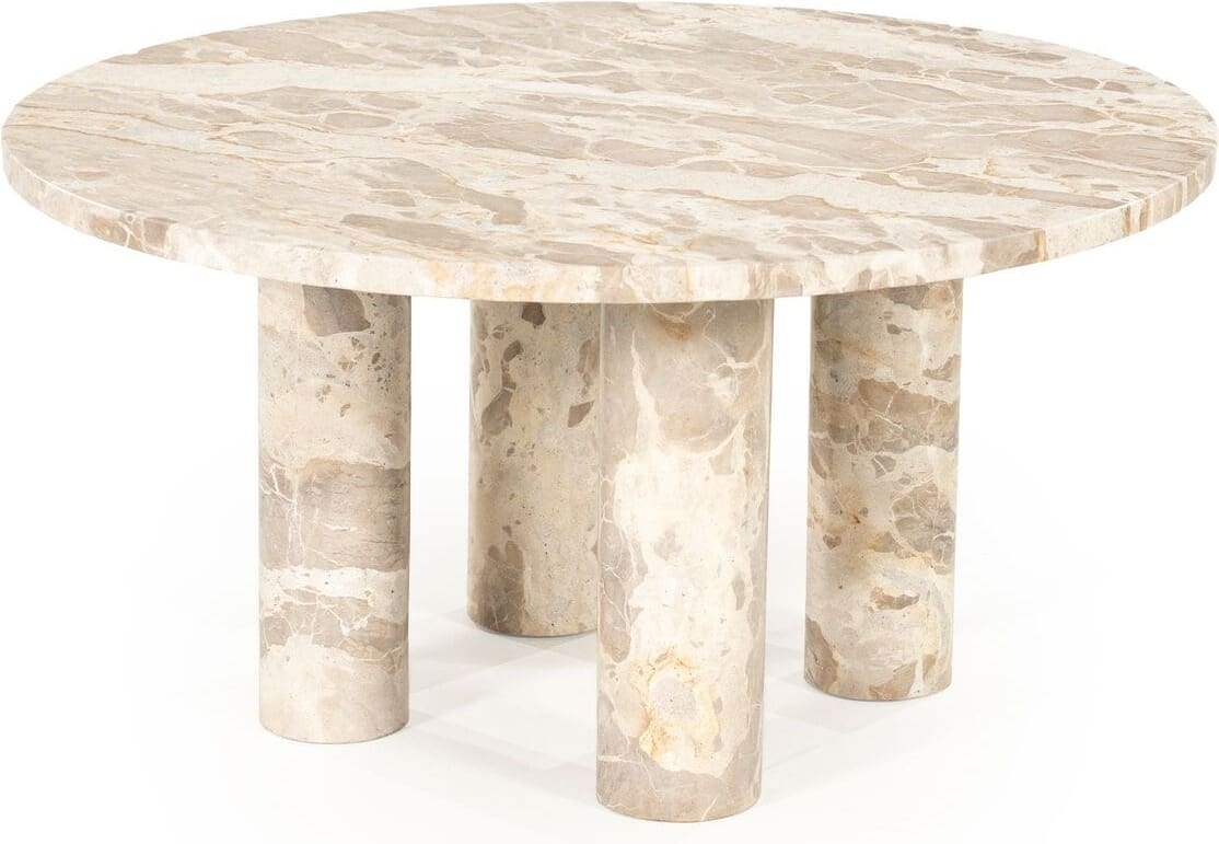 INHOUSE Salontafel Marmo marmer beige Beige Salontafel