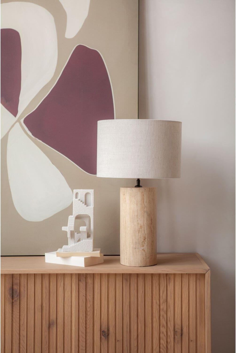INHOUSE Tafellamp Amara small naturel Tafellamp