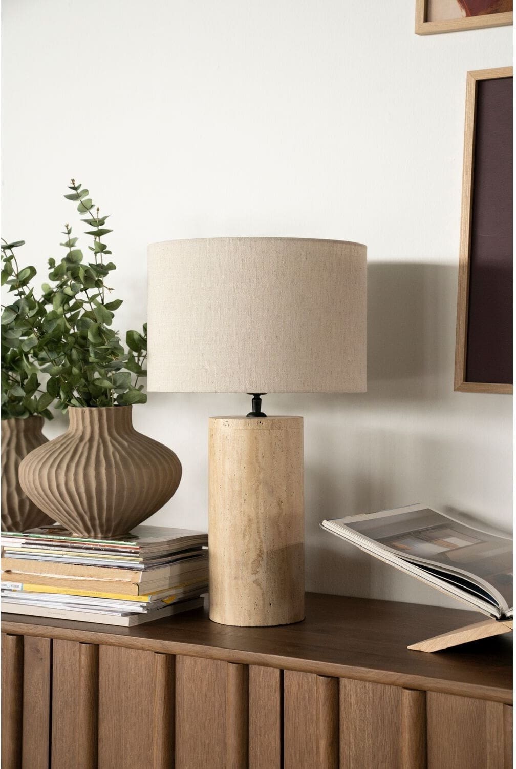 INHOUSE Tafellamp Amara small naturel Tafellamp