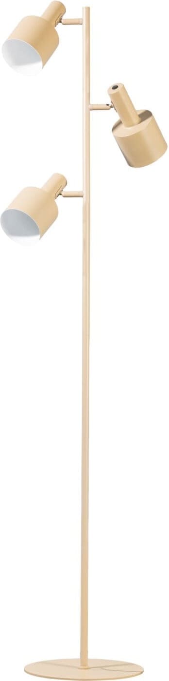 INHOUSE Vloerlamp Edge zandbeige metaal Bruin Vloerlamp