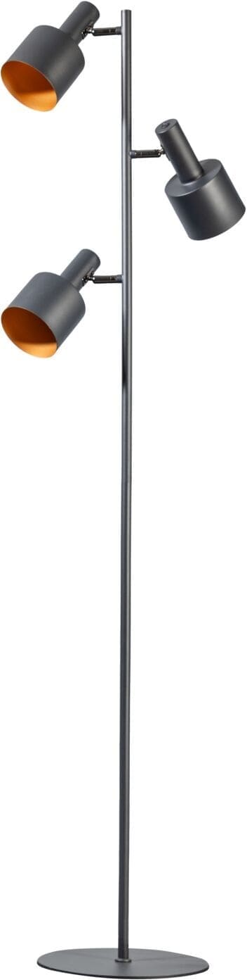INHOUSE Vloerlamp Edge zwart metaal Zwart Vloerlamp