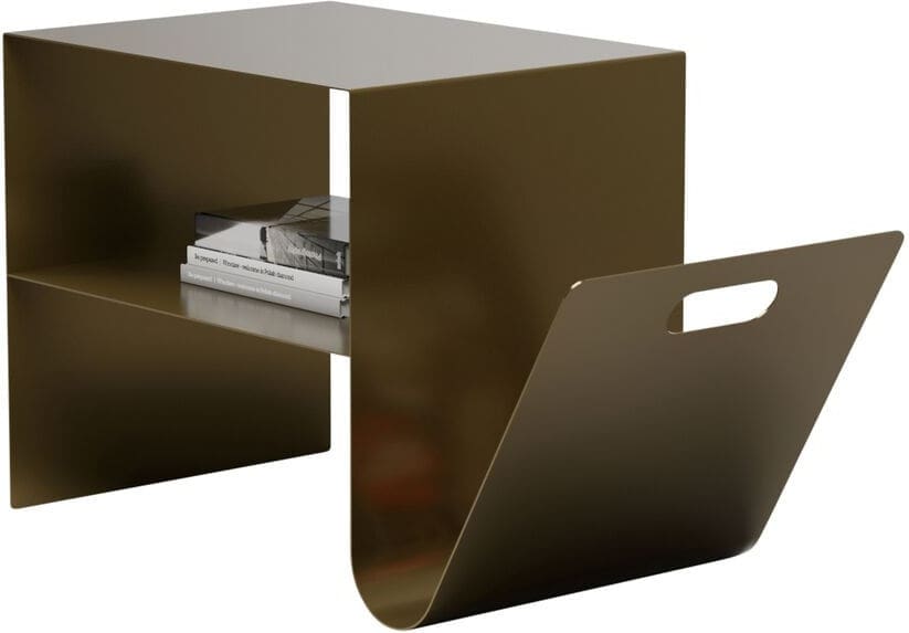 Bijzettafel Lounge News Bronze Kare Design Bijzettafel 71703