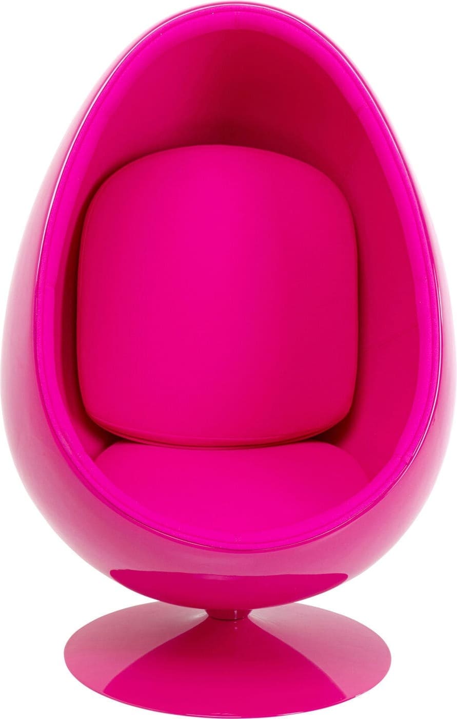 Draaistoel Met Arm Eye Bal Pink Kare Design Fauteuil 71564
