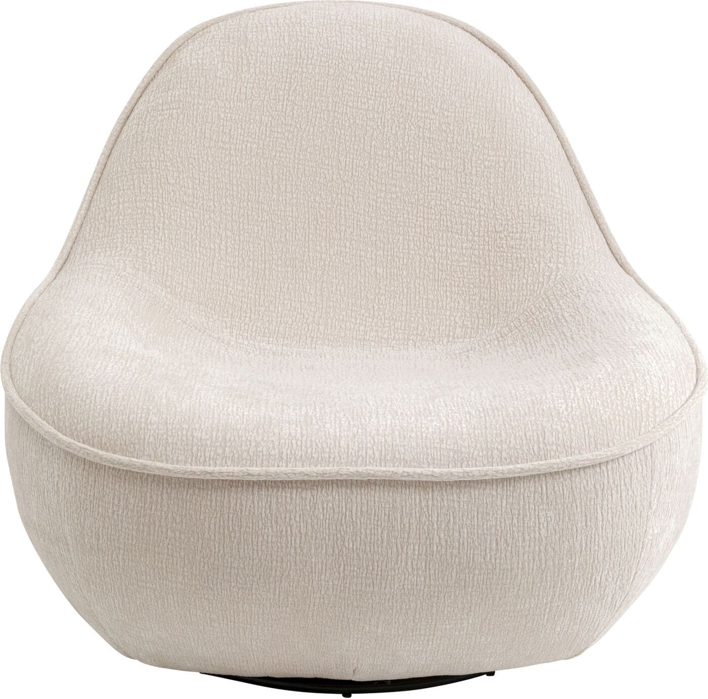 Draaistoel Met Arm Ovo Cream 99cm Kare Design Fauteuil 71608