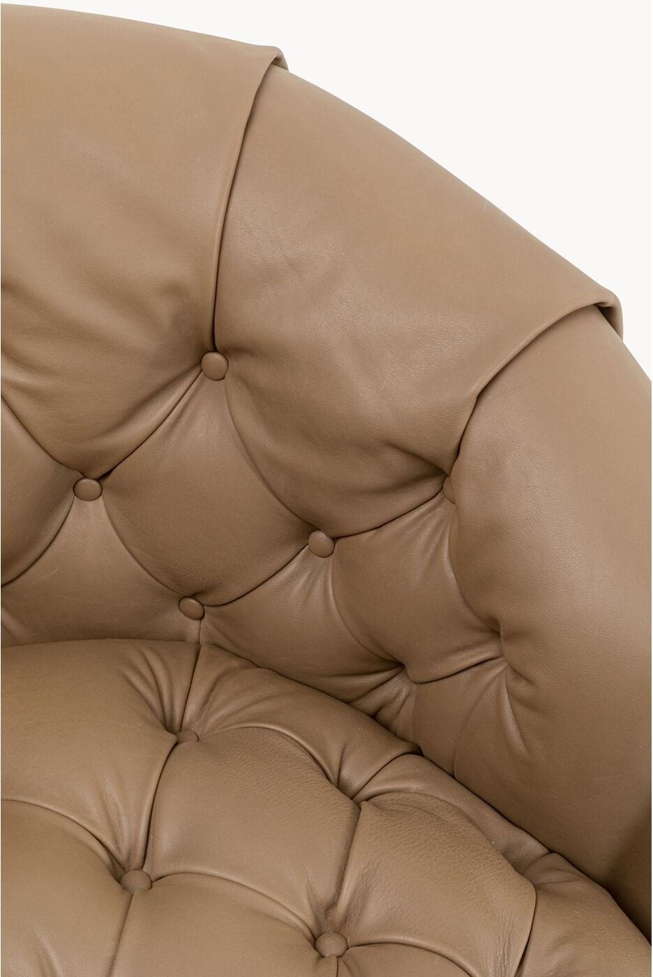 Fauteuil Drapes Leather Kare Design Fauteuil 71619