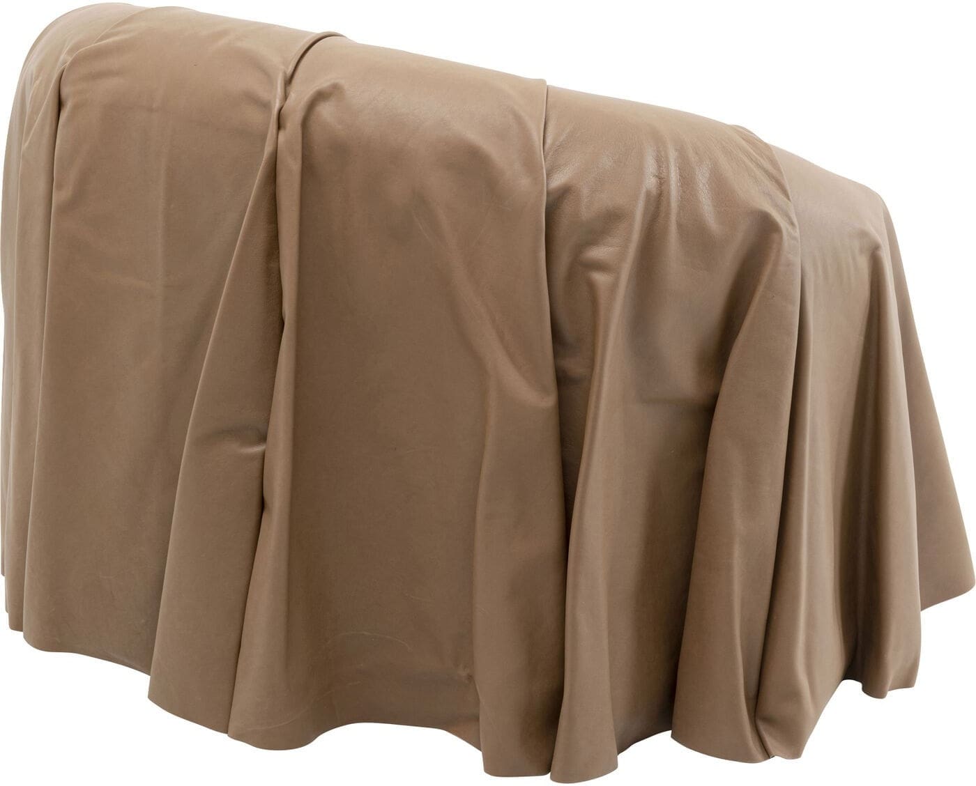 Fauteuil Drapes Leather Kare Design Fauteuil 71619